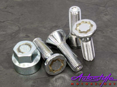 Lock nuts or bolts with key secure your mags or alloy rims from theft set of 4 asst sizes browse our listings to see other sizes or we will contact you after you order to supply suitable size