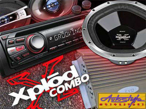 The Autostyle Sony Xplod Combo  (the cheapest and best value car audio combo with head unit)