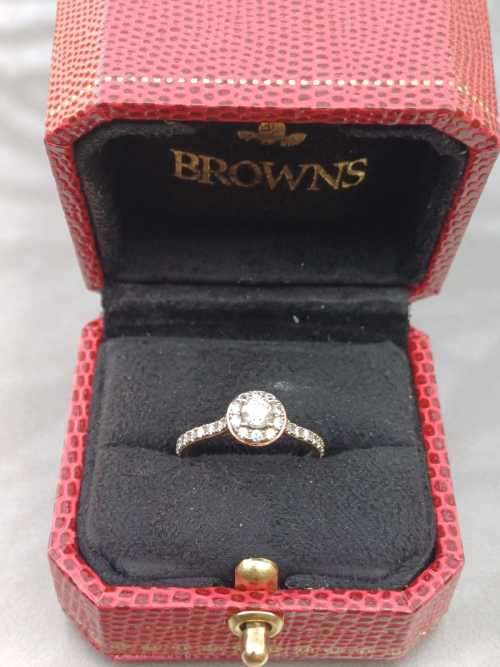 Angel Halo Diamond Ring