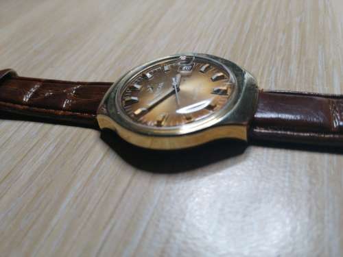 Crazy R1 start Vintage Enicar Mro star jews mens watch wind up RARE