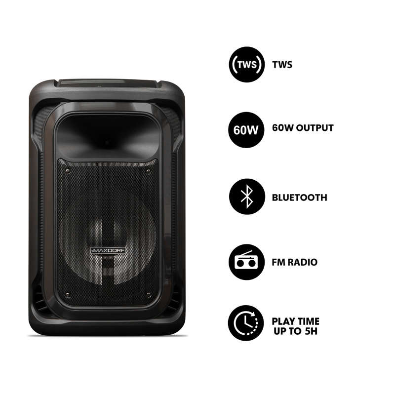 Maxdorf Blaster Series 180W Trolly Speaker