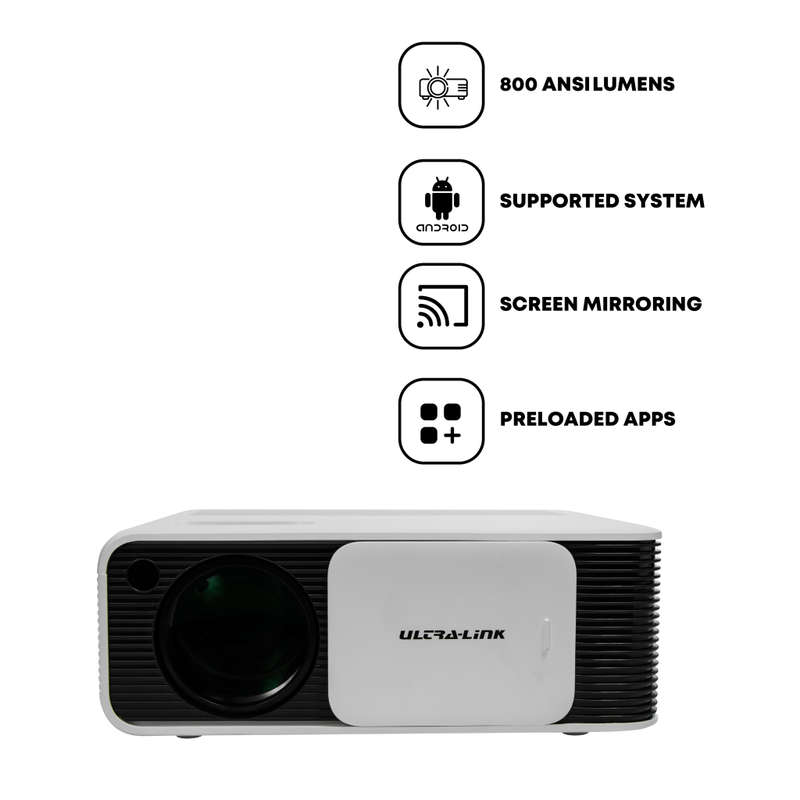 Ultra-Link 1080P Full HD Smart Wifi Projector
