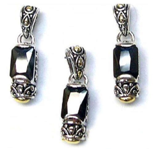 Designer Inspired Necklace Pendant & Earrings Set