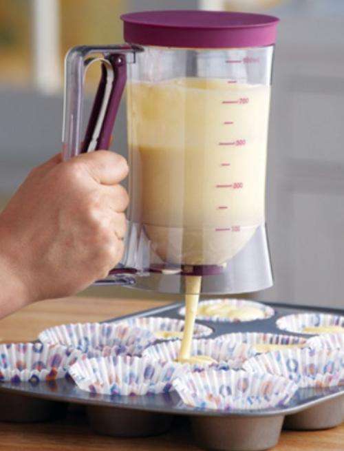 Cake Batter Dispenser w/Measuring Label