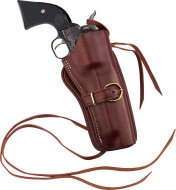 FREE SHIPPING - Leather Revolver Holster / Centerfire Revolver 7 - 1/2"