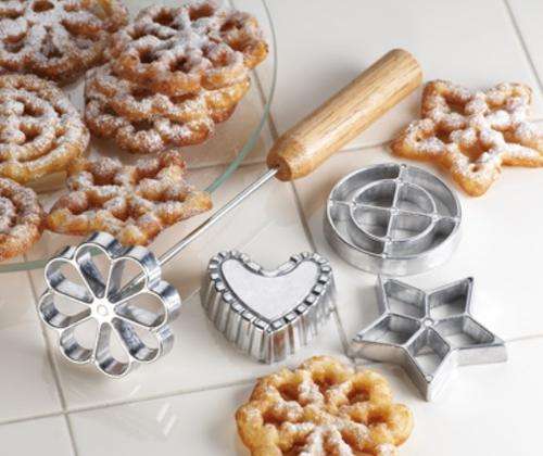 Rosette Iron Pastry Utensil Set