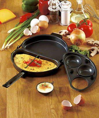 Nonstick 2-in-1 Omelet Pan