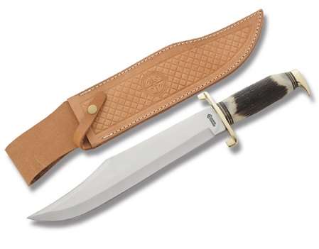 Pig Sticker Bowie w/Stag Handle