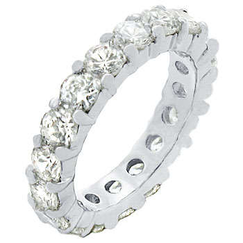 ** Read B4 Bidding ** 8.50ctw Diamond & Diamond ZrO2 Ring / Size 7 1/2