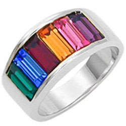 ** Read B4 Bidding ** 9.00ctw Swarovski Austrian Crystal Ring / Size 5
