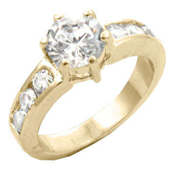 ** Read B4 Bidding ** 3.50ctw Diamond & Diamond ZrO2 Ring / Size 7