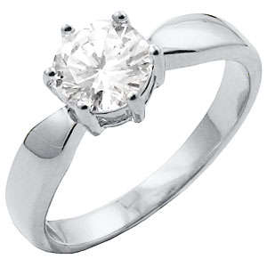 ** Read B4 Bidding ** 2.25ctw Diamond ZrO2 Ring / Size 9