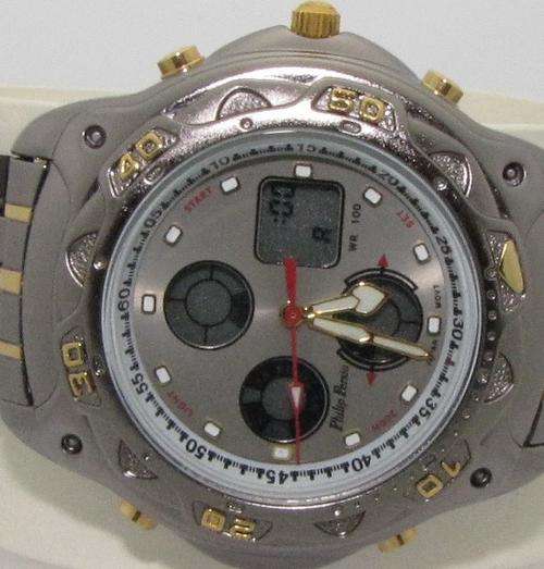 ** Read B4 Bidding ** Philip Persio 4-Eye Ana/Digi Watch