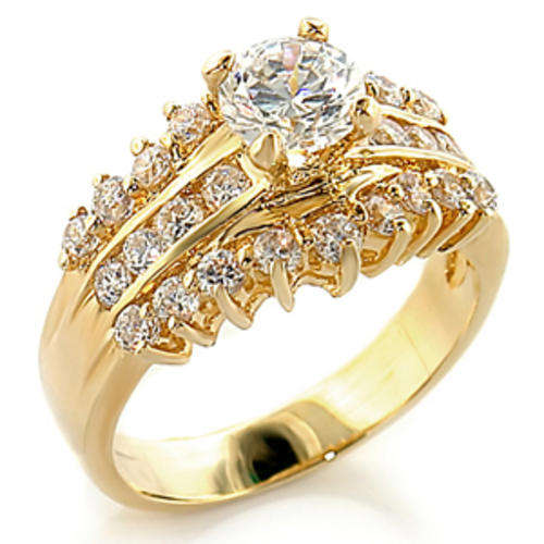 THINK CHRISTMAS! 5.00ctw Diamond & Diamond ZrO2 Ring / Size 5