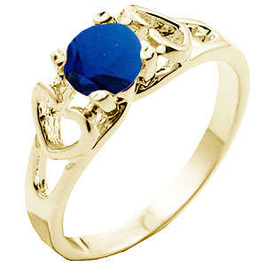** Read B4 Bidding ** 1.50ctw Sapphire ZrO2 Ring / Size 7