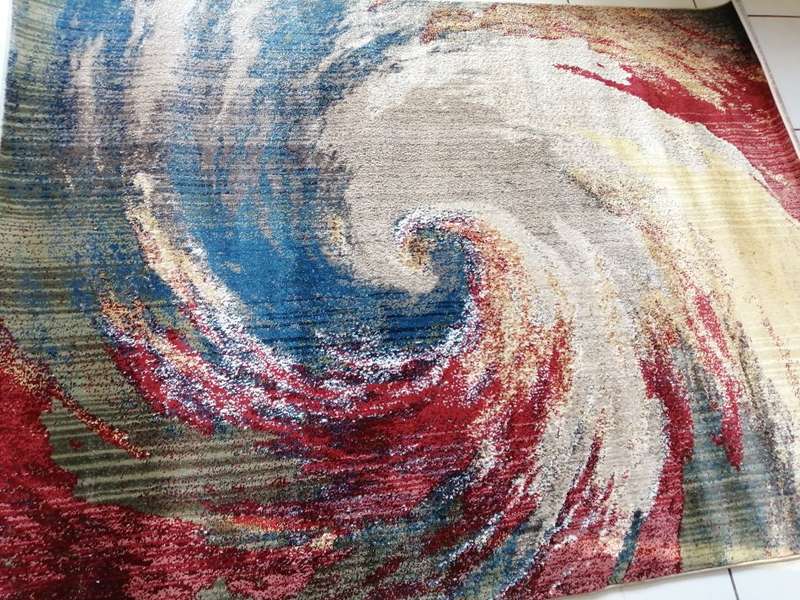 Beautiful , Vibrant , Modern , Excellent Quality Moderrn Rug
