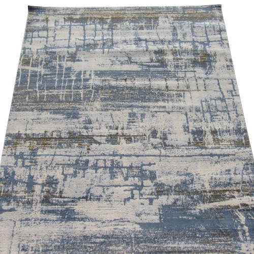 Modern Grey and Blue Carpets and Rug