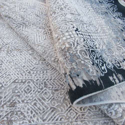 Modern Grey and Blue Carpets and Rug