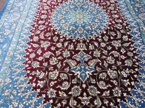 Persian Rug - 100% Silk Qum Rug