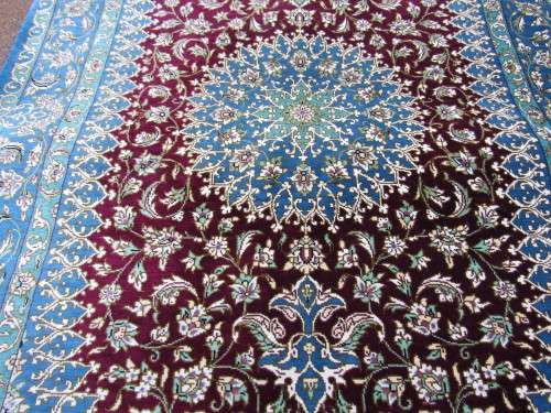 Persian Rug - 100% Silk Qum Rug