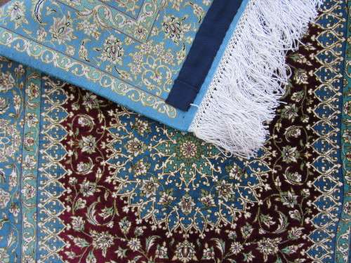 Persian Rug - 100% Silk Qum Rug