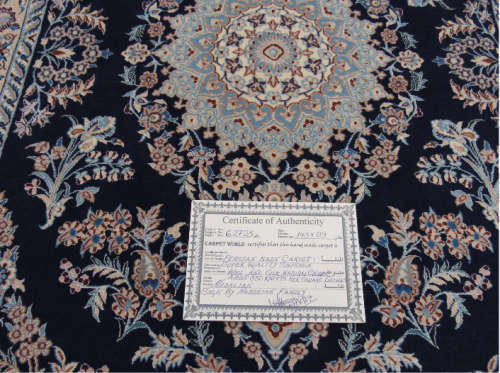 Persian Nain Handknotted Rug