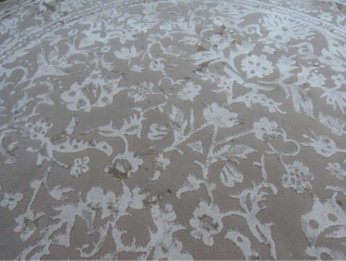 Modern Beige Round Rug