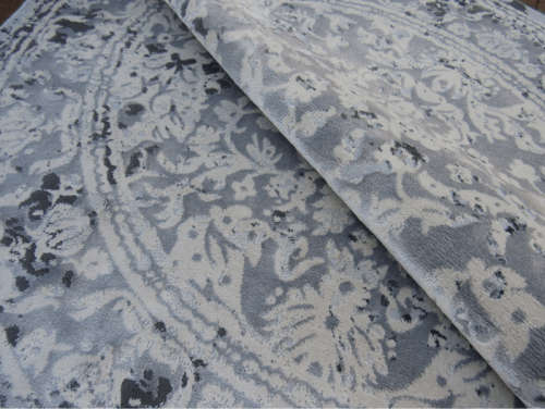 Modern Grey Round Rug