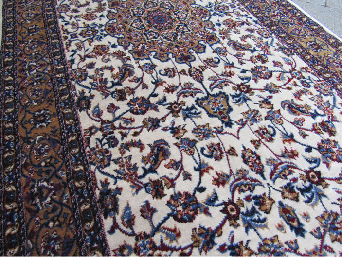 Persian Inspired Kashan Runner Rug - 80 x 4m