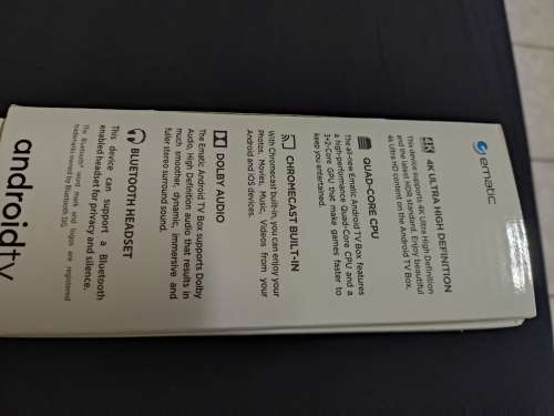 Ematic 4K Ultra HD Android TV Box