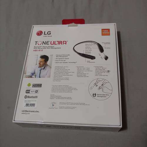 LG TONE ULTRA Premium Wireless Stereo Headset HBS-810