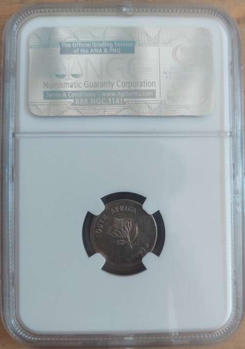 2003 SA Mint Fly Press Tickey or 2 1/2c NGC Graded MS66! Mintage 81