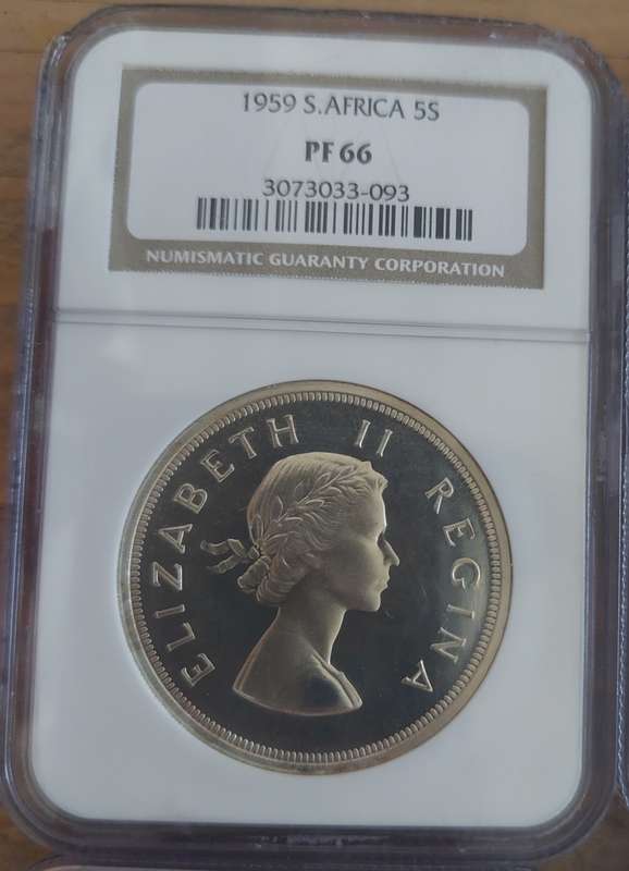 1959 Union of South Africa  Proof Set NGC  Graded