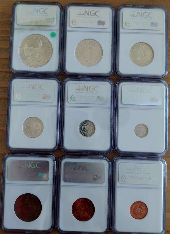 1959 Union of South Africa  Proof Set NGC  Graded