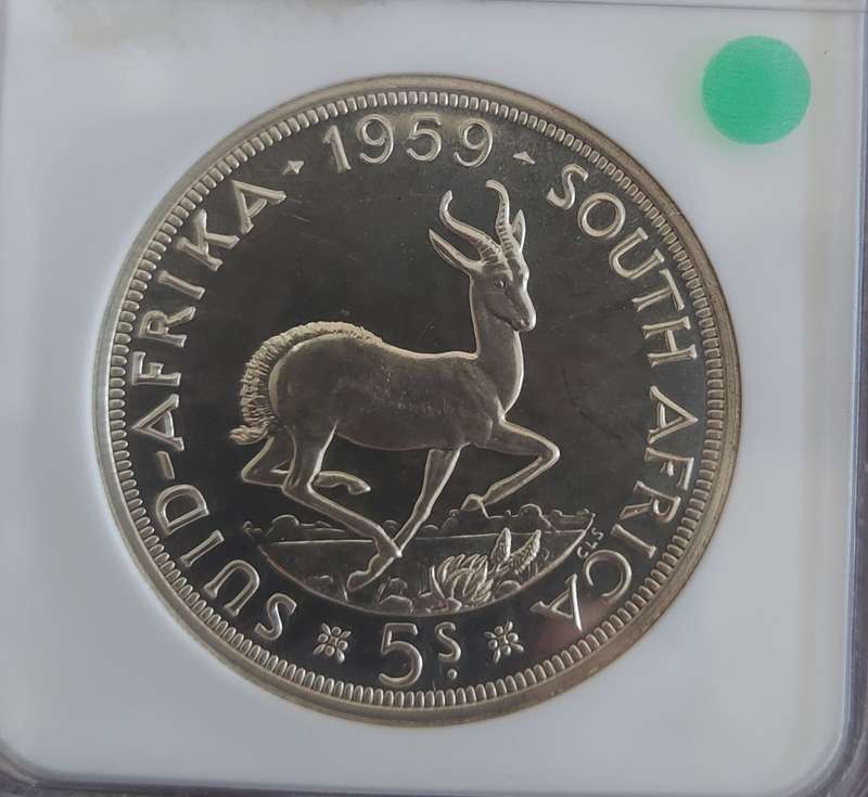 1959 Union of South Africa  Proof Set NGC  Graded