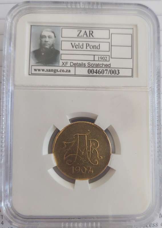 *1902 ZAR Boer War Veldpond XF*