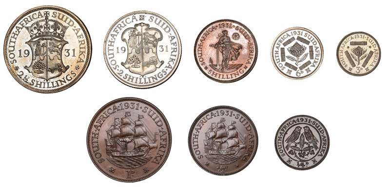 1931 Union of South Africa Short Proof Set