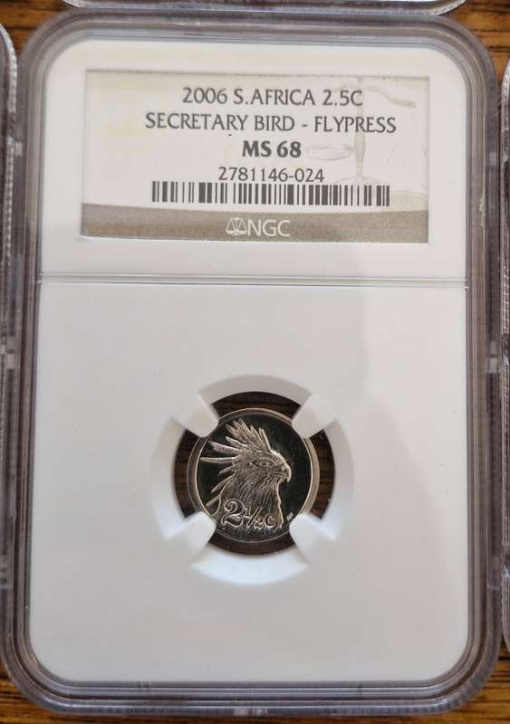 2003-2015 Silver Fly Press Tickey 2 1/2c Set NGC graded PF70UC