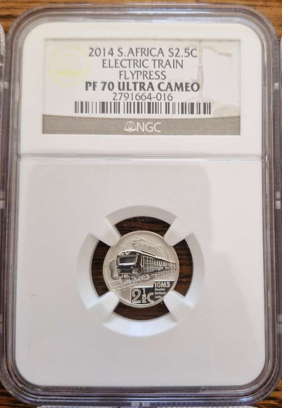 2003-2015 Silver Fly Press Tickey 2 1/2c Set NGC graded PF70UC