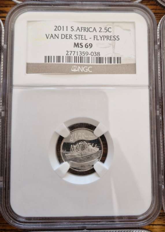 2003-2015 Silver Fly Press Tickey 2 1/2c Set NGC graded PF70UC
