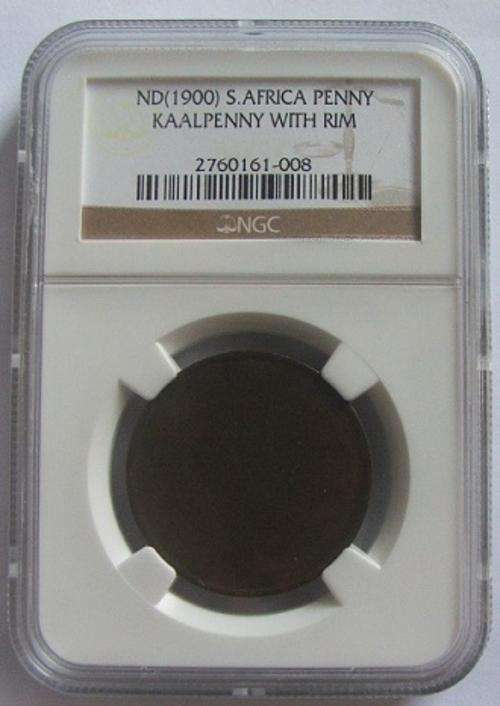 1900 ZAR Kruger Kaal/Blank Penny NGC