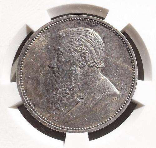 *** 1892 ZAR Kruger 2 Shillings Graded MS *** Special Price