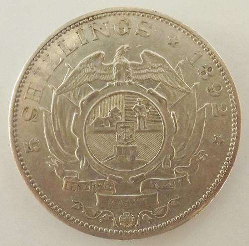 +++ 1892 ZAR Kruger DOUBLE Shaft Crown Graded AU+++ WOW