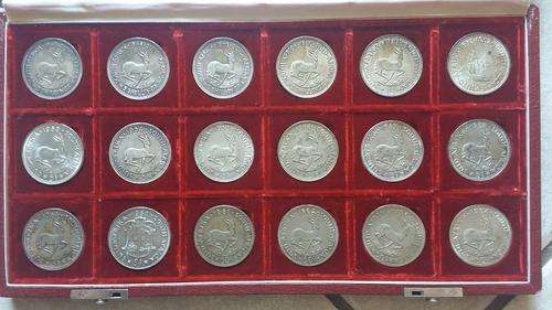 1947-1964 South African Crown Set Including 1959
