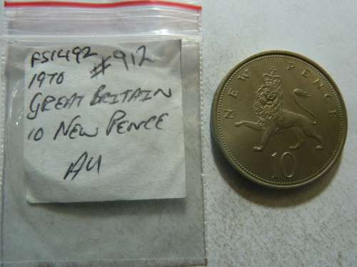 1970 Great Britain 10 new pence