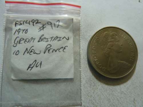 1970 Great Britain 10 new pence