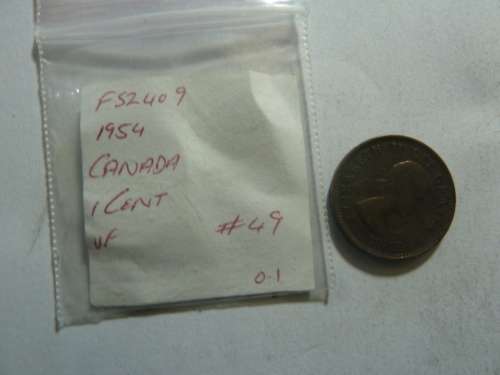 1954 Canada 1 cent