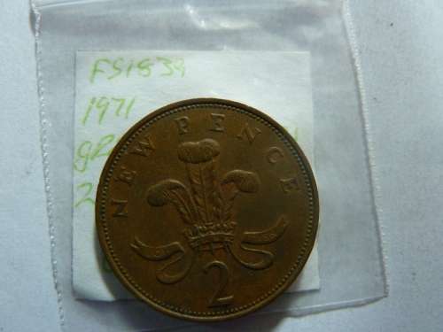 1971 Great Britain 2 new pence