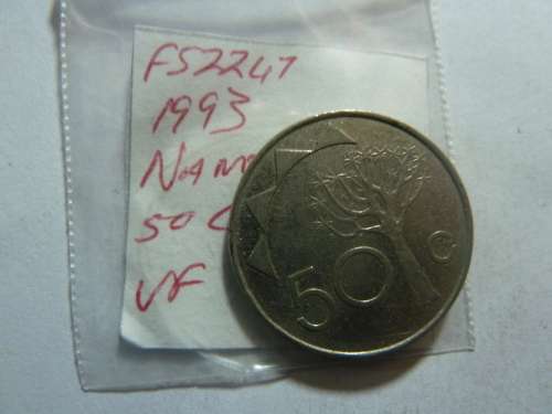 1993 Namibia 50 cents