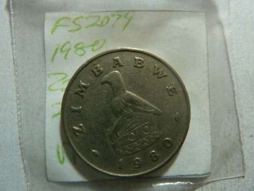 1980 Zimbabwe 20 cent